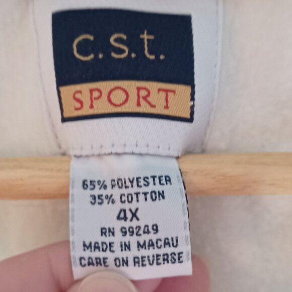 Womens Christmas Sweatshirt Plus Size 4X White Button Up Holiday Angels Festive - Picture 6 of 8